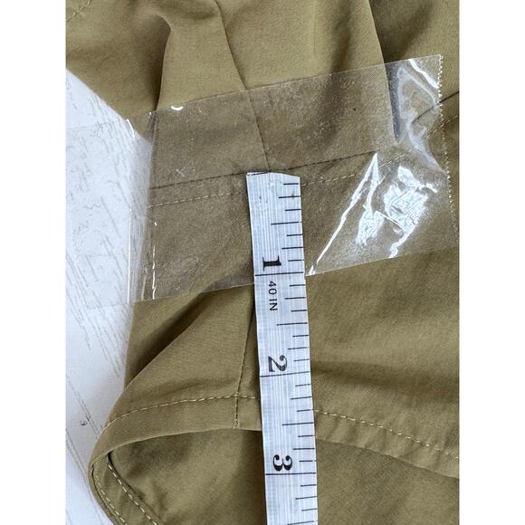 COS Swim Shorts Olive Green Elastic Waist Adjustable Straps Stretch Small - Picture 10 of 10